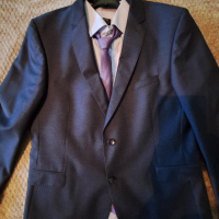 Мъжки костюм( сако,панталон риза и вратовръзка), снимка 3 - Костюми - 44568904