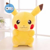 Голяма плюшена кукла Pikachu за феновете на Pokémon, снимка 2 - Плюшени играчки - 35926951