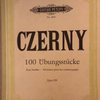 Czerny 100 Übungsstücke Opus 139 Edition Peters Nr. 2403, снимка 1 - Специализирана литература - 36251031
