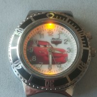 Детски часовник Disney - PIXAR - Cars. Vintage watch. Ретро модел. Просветка. Японски механизъм , снимка 3 - Детски - 42269708