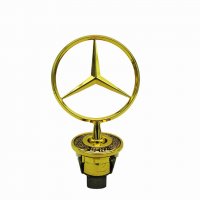 Емблема за Mercedes - Gold - Мерник за Мерцедес, снимка 3 - Аксесоари и консумативи - 39090852