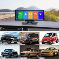  9,3" монитор камера за задно, предно виждане DVR видеорегистратор радио iPhone CarPlay Android Auto, снимка 9 - Аксесоари и консумативи - 38720867