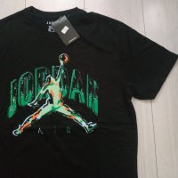 Мъжка памучна тениска Jordan размер 2XL и 3XL, снимка 3 - Тениски - 41835251