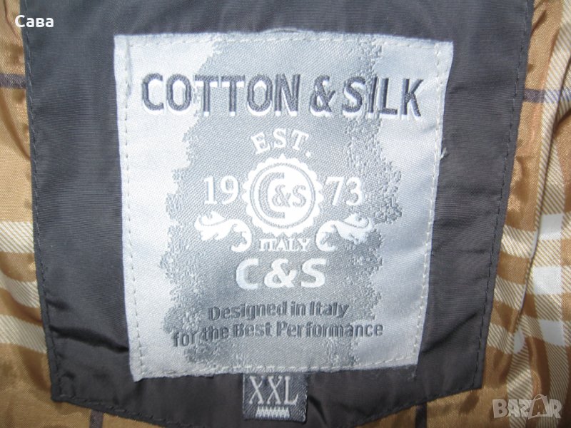 Зимно яке COTTON&SILK  мъжко,ХЛ, снимка 1