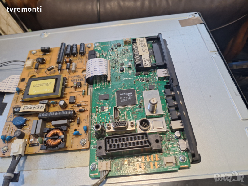 Основна платка - ,17MB82S Telefunken L24H125N3D for 24 inc for DISPLAY VES236WNEC-03, снимка 1