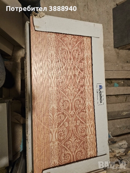 Гранитогресни плочки "Lafaenza"- жълто/керемиден орнамент , снимка 1