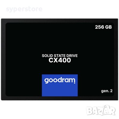 SSD хард диск GOODRAM CX400  256GB SSD, 2.5” 7mm, SATA 6  SS30771, снимка 1