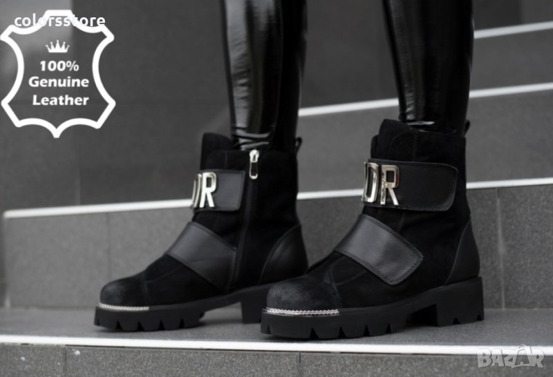 Велурени боти Dior, снимка 1