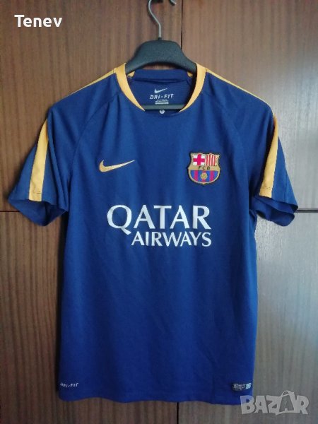 FC Barcelona Nike оригинална тренировъчна тениска фланелка Барселона 2015/2016 размер М , снимка 1