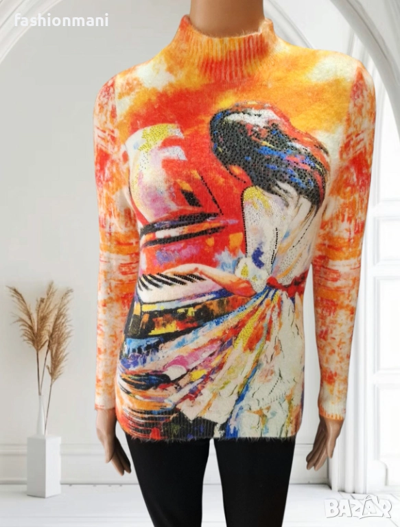 ДАМСКА БЛУЗА ОТ АНГОРА - код 1263, снимка 1