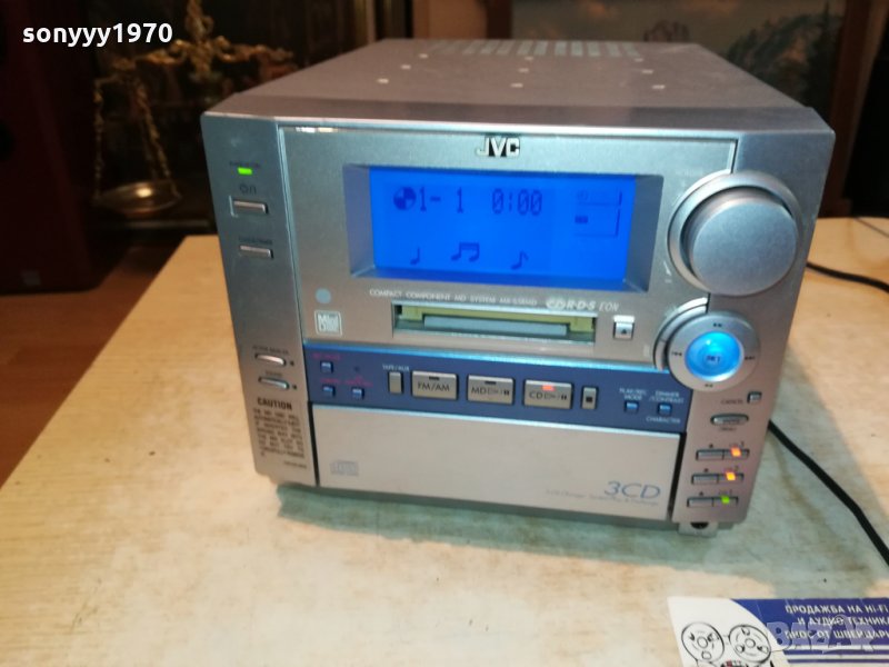 jvc minidisc/cd receiver-внос germany 1108211002, снимка 1