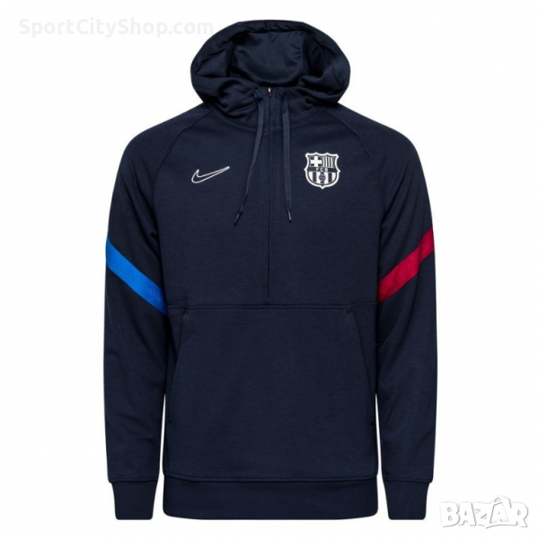 Мъжки суитшърт Nike F.C. Barcelona 1/2-Zip CV9940-451, снимка 1