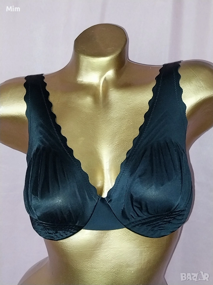 80 С Черен изчистен сутиен , снимка 1
