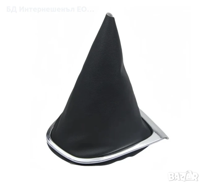 969357916R  Маншон за скоростен лост, Renault, Clio 4 IV MK4, Хромирана рамка, снимка 1