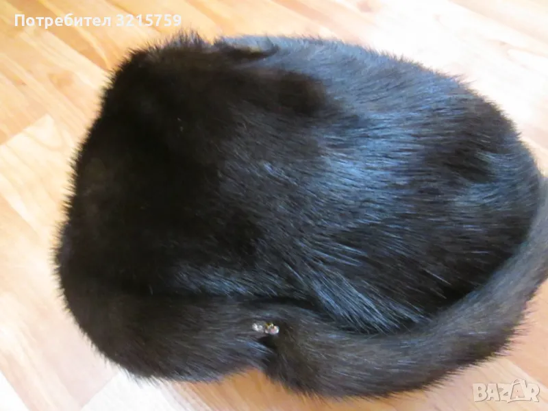 Нова дамска шапка - естествена кожа-норка, снимка 1