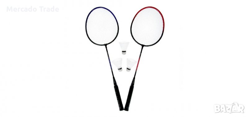 Ракета за бадминтон 2бр. с 3 пера, снимка 1