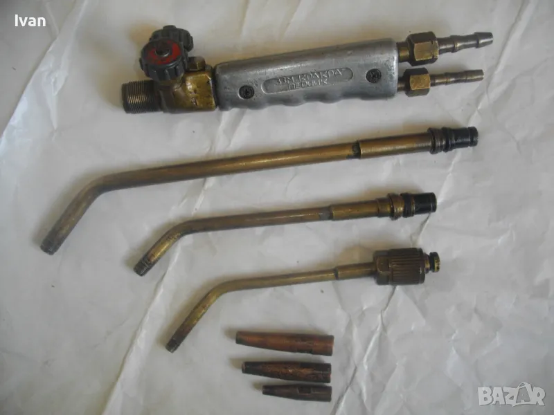 ОКСИЖЕННА ГОРЕЛКА КРАКРА Перник Българска Старо качество с 3 рамена и 3 контактни дюзи ОТЛИЧНИ , снимка 1