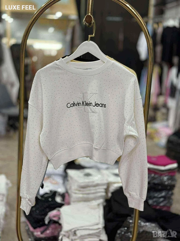 Дамска Блуза - лого Бродирано ⚜️ Calvin Klein , снимка 1