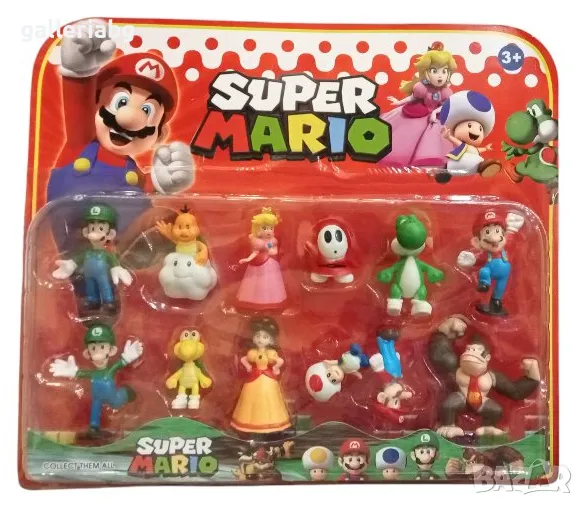 Комплект с фигурки от филма за Супер Марио (Super Mario), снимка 1