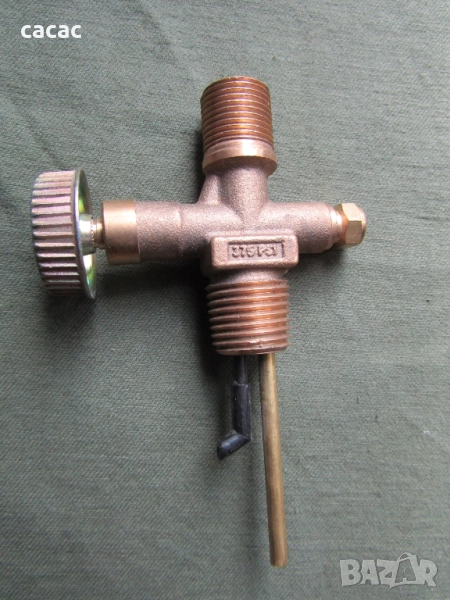 кранче вентил италианско за туристически бутилки, снимка 1