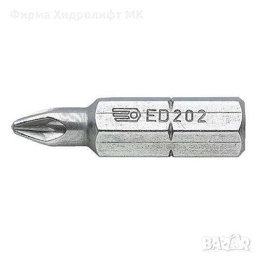 FACOM ED.202 Накрайник/бит кръстат Pozidriv® PZ2, 32мм., снимка 1
