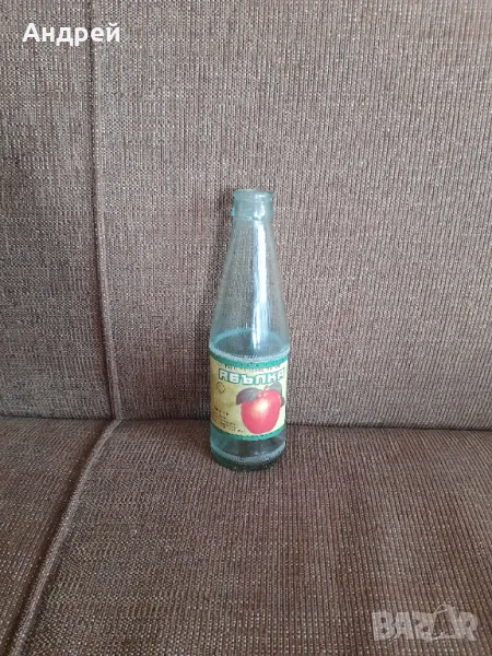 Стара бутилка от безалкохолно Ябълка, снимка 1