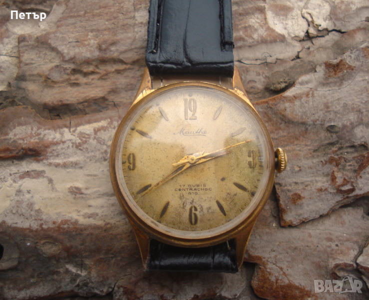 ЧАСОВНИК "MAUTHE" 17 RUBIS CONTRACHOK 610-GERMANY, снимка 1