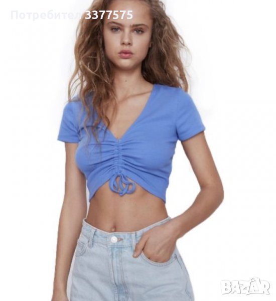 Zara crop top къса блуза, снимка 1