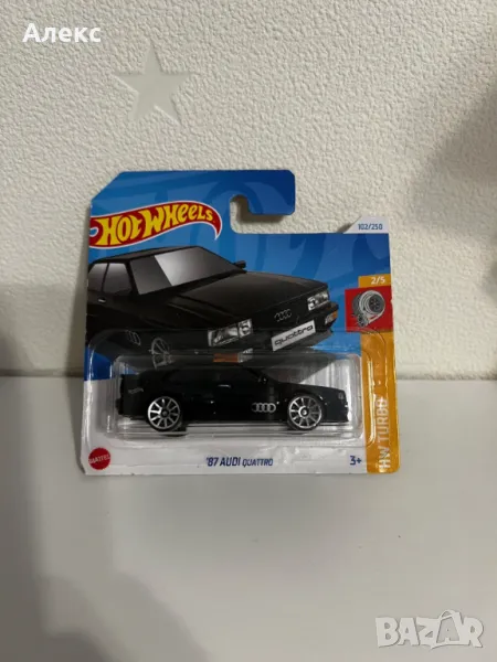 Hot Wheels '87 Audi quattro HTD24 HW Turbo, снимка 1