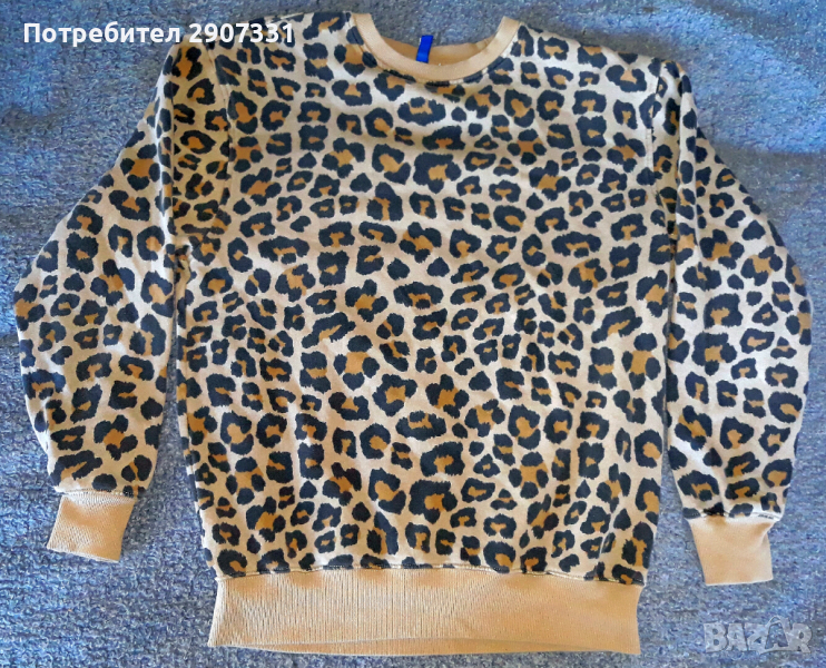 суичър с леопардов принт. H & M., снимка 1