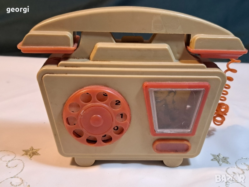 стара българска играчка телефон 27/4, снимка 1