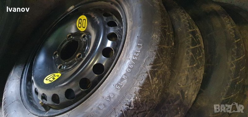 Резервна гума бмв патерица за бмв е36 е46 5х120 125 90 15  bmw e36 46 spare wheels , снимка 1