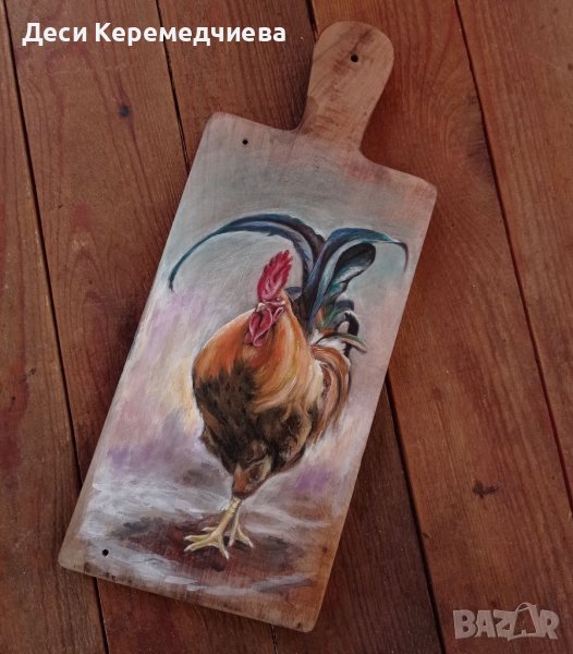 Рисувана кухненска дъска, снимка 1