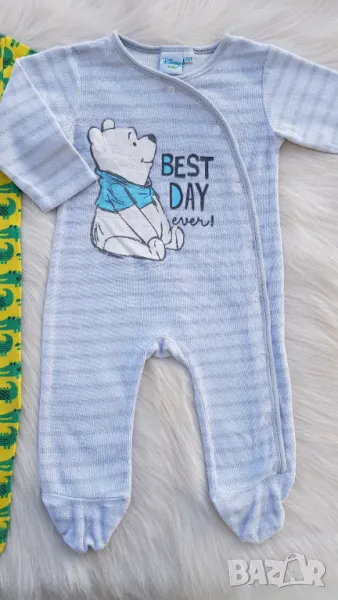 Бебешки ромпър Мечо Пух 6-9 месеца , снимка 1