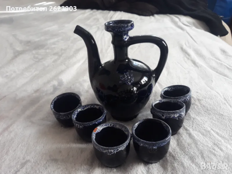 Керамичен сервиз за ракия, снимка 1