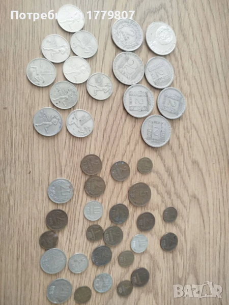 Непочистени стари монети, снимка 1