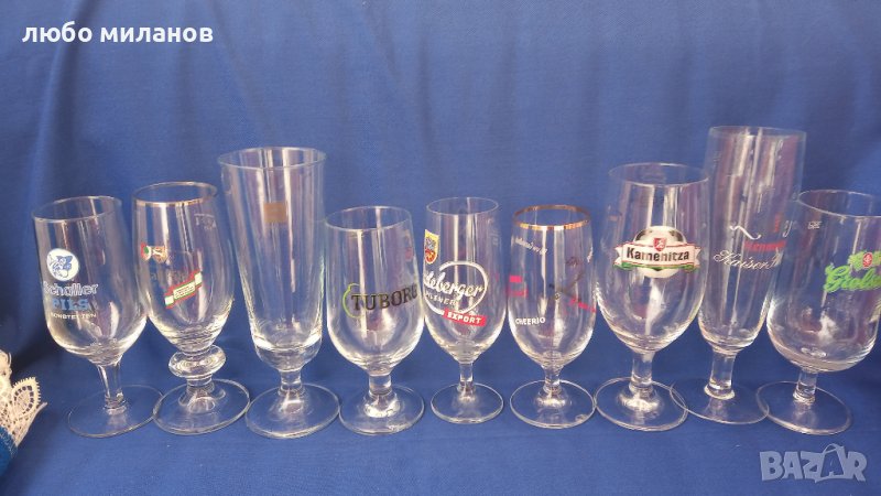 Бирени чаши за колекция 9 бр различни, снимка 1