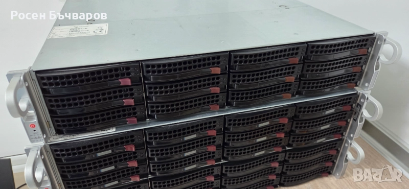  Сървър SupeMicro RAM 128GB, CPU Xeon E5-2620, HDD 12 Caddy, LAN 2x10GB, снимка 1
