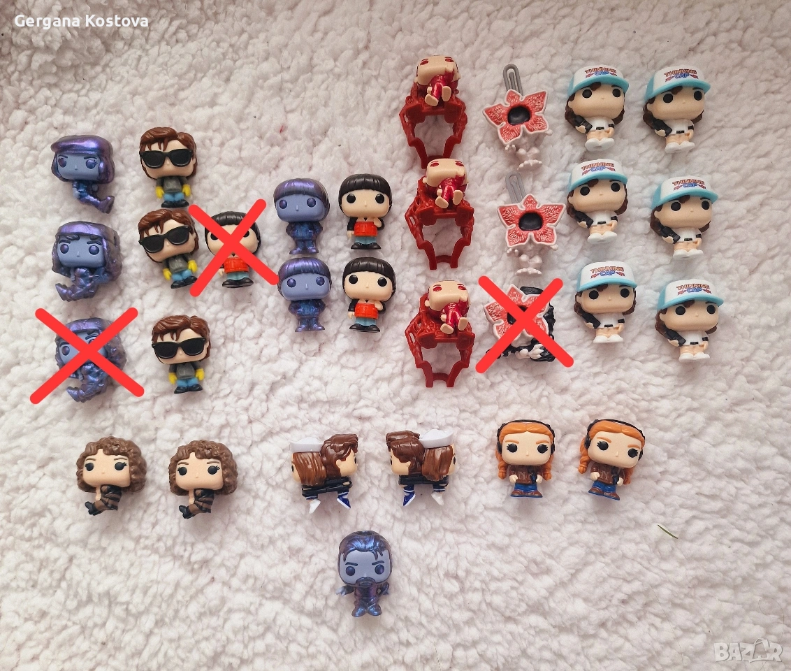Продавам kinder joy funkopop фигурки на stranger things, снимка 1