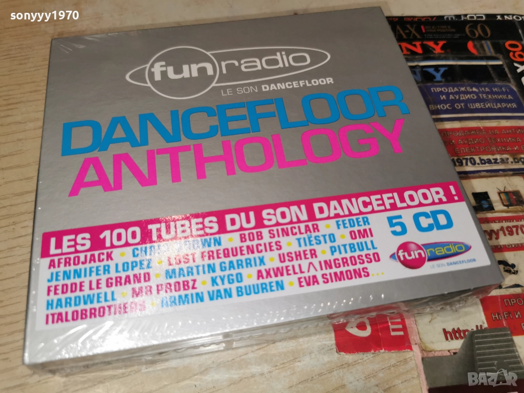 DANCEFLOOR ANTHOLOGY 5CD-ВНОС FRANCE 5 ДИСКА ЗА 45ЛВ КОЛЕДНО 1912251000, снимка 1