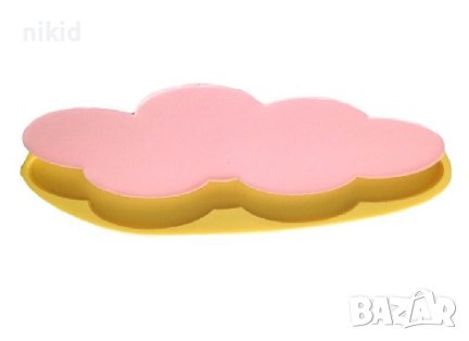 Голям тесен облак пано закачалка силиконов молд форма фондан гипс декор, снимка 1