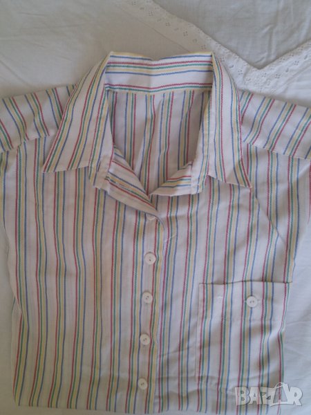 3 бр. ризи с къс ръкав по 5 лв. размер L, снимка 1