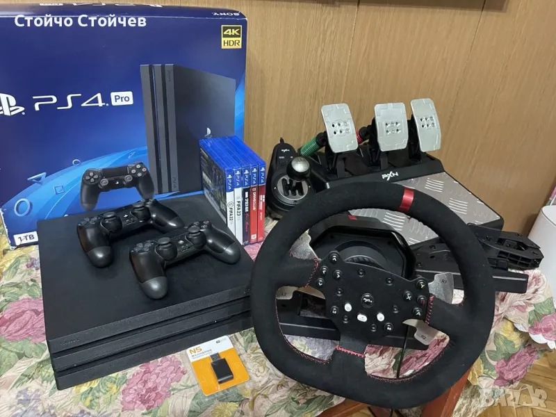 PS4 Pro 1TB + волан PXN V10 , снимка 1