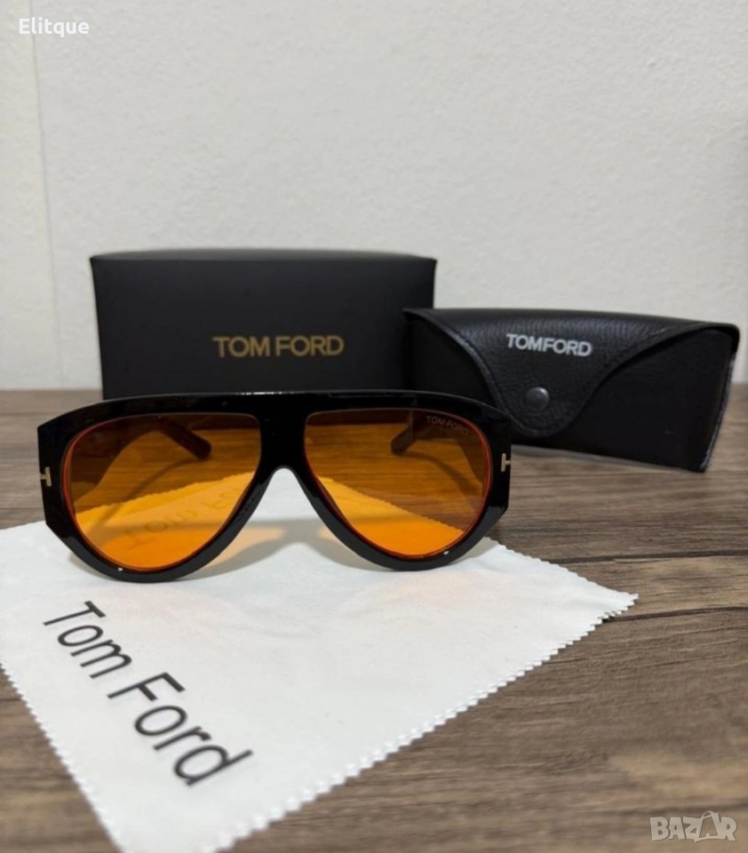 очила с черен обикновен калъф и ув защита tom ford , снимка 1