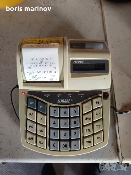 продавам касов апарат eltrade , снимка 1