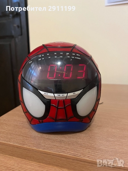 Радио будилник Spiderman, снимка 1