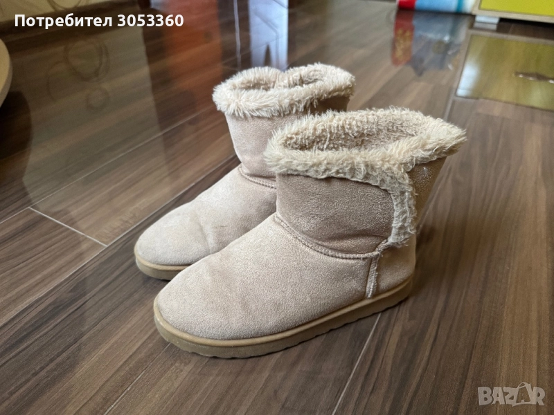 Дамски велурени  ботуши 36 номер, снимка 1