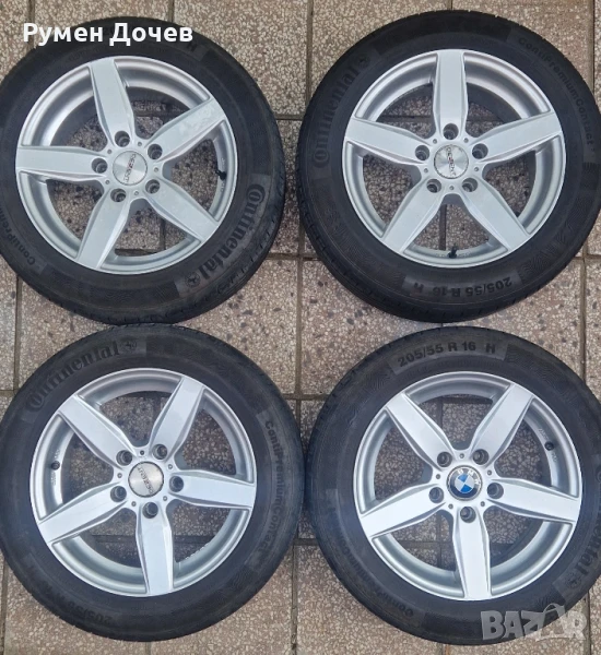 bmw джанти с гуми 205/55/16, снимка 1