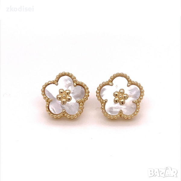 Златни обеци Van Cleef 5,76гр. 14кр. проба:585 модел:22476-5, снимка 1