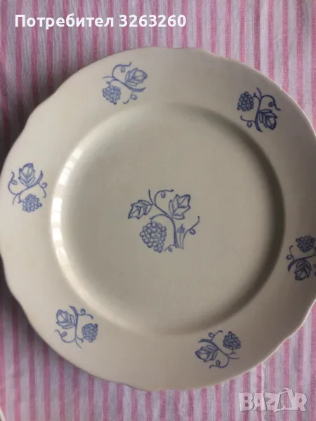 Винтидж шведски порцелан чинии и плато , снимка 1